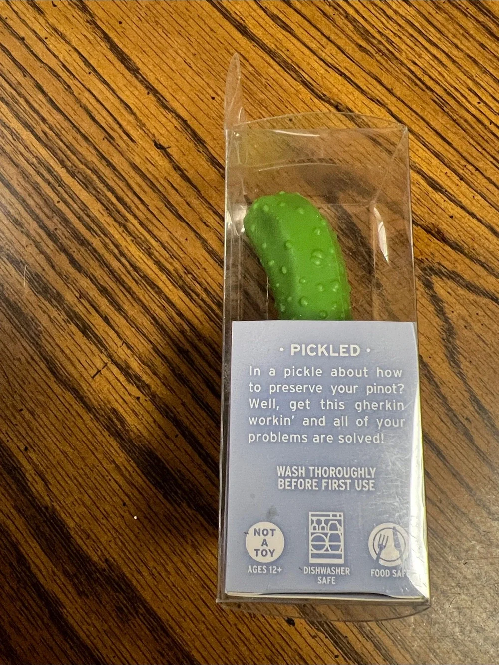 Fred Green Pickle Bottle Stopper